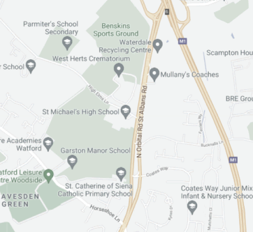 Our location map